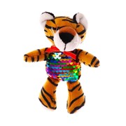 Мягкая игрушка-магнит «Тигр», с пайетками фото