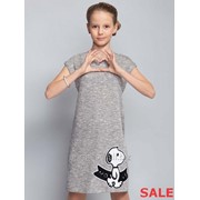 Платье Snuppy светло-серый фотография