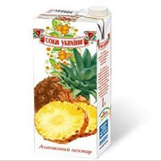 Соки натуральные ананасовые торговой марки "Соки Украины"