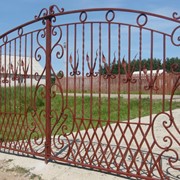 Ворота и калитки кованые под ключ фото