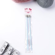 Спицы для вязания, 'Коты', прямые, детские, с фигурным наконечником, d 2 мм, 20 см, 2 шт фото