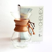 Кемекс, 886 мл Chemex Filter Drip-Coffeemaker 1-6 Cups фото
