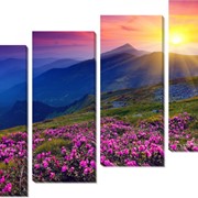 Картина модульная Льды панорама фото