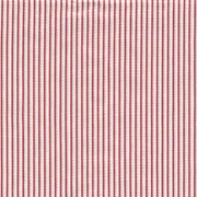 Ткань блузочная хлопок стрейч (бело-красная) фото