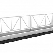 Удерживающее пешеходное мостовое ограждение УПО-М/Т8-1,1-2,0