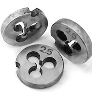 Плашка М2,5х0,45, 9ХС, основной шаг, 16/3 мм, СССР фото