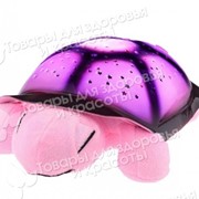 Ночник-проектор “Черепаха“ (розовый) фото