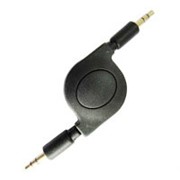 Аудио кабель штекер-штекер 3.5 мм, рулетка HC-A4508 - CA-0108X, Dialog - 0.8 метра фотография