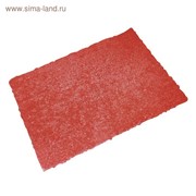 Коврик для ванной комнаты Twist Loop, цвет красный 55х85 см фото