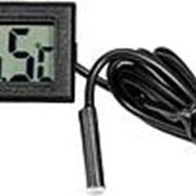 Цифровой термометр с выносным датчиком -50C до +110C ТЕХМЕТР TH-1 (1 м) (Черный) фото
