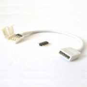 Коннектор для светодиодных лент OEM №10 10mm RGB joint joint-F wire (зажим-провод-зажим “папа“) фото