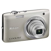 Цифровой фотоаппарат Nikon, S2800, серебристый фото