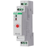 Реле времени RV-02 16А 1..120с 230 В 1 перекл. IP20 задержка выключ. монтаж на DIN-рейке F&F EA02.001.008 фото
