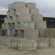 Кольцо стеновое бетонное КС 20-9 перфорированное фото