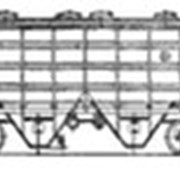 Перевозка грузов железнодорожная, 4-осный крытый вагон-хоппер для цемента, модель 11-715