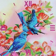 Алмазные часы Райские птички 7303014 - COLOR KIT фото