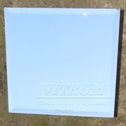 Плитка “серебро“ треугольник 212*212мм, фацет 15мм фотография