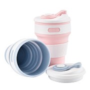 IPRee® 350ml Силиконовый Складная чашка Портативная кружка для воды с напитками Drinkware с крышкой Кемпинг фото