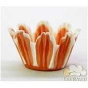 Бумажные капсулы тюльпан оранжевый (31522) 50шт