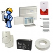 Охранная сигнализация Стандарт для загородного дома со сдачей на пульт центрального наблюдения фото