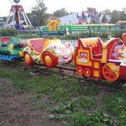 Детская железная дорога Веселый паровозик фото