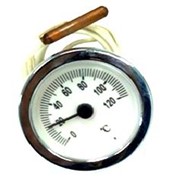 Термометр круглый SVT 52 P 0-120° хром LT144 с капиляром 1м
