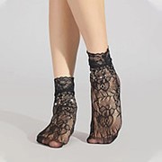 3 пары Женское Короткие носки с жемчужным декором, тонкие кружевные полые дышащие шелковые ткани Чулки Трубка фото