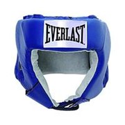 Шлем открытый Everlast Usa Boxing 610206U кожа синий р.М