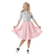 Карнавальный костюм California Costumes Юбка розовая в стиле 50-х взрослый, M (44-46) фотография