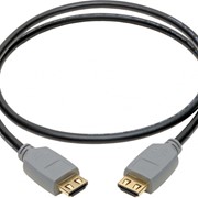 Кабель аудио-видео Tripplite HDMI (m)-HDMI (m) 0.9м контакты позолото черный-серый (P568-003-2A) фотография