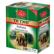 Чай черный в пакетиках для чашки Ти Тэнг Ruhuna, 100*2,5 г 4791005201399 фото