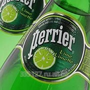 МИНЕРАЛЬНАЯ ВОДА PERRIER LIME(ПЕРРЬЕ ЛАЙМ) В СТЕКЛЯННОЙ БУТЫЛКЕ, 0.33 Л и 0.75 л фотография