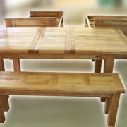 Столы деревянные обеденные