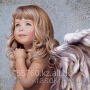 Картина по номерам Малышка-ангелочек фотография