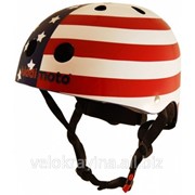 Шлем детский Kiddi Moto флаг USA HEL-56-73 фотография