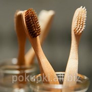 Бамбуковая зубная щетка Эко Панда фото