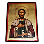 Икона греческая - Александр Невский, благоверный преподобный князь (25х19) фотография