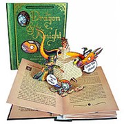 Роберт Сабуда «Дракон и рыцарь» книга-панорама на английском фото