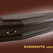Гроб, модель Diamante. Однокрышечный, шестигранный