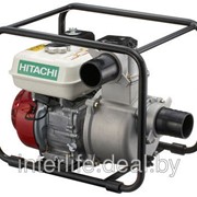 Мотопомпа бензиновая Hitachi A160E, для слабозагрязненной воды