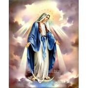 Картина сразами Пресвятая Дева Мария 45х55 см фотография