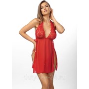 Эффектная полупрозрачная сорочка Belinda с разрезами фото