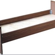 Кровать из ЛДСП спинки прямоугольные фото
