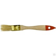 ЗУБР 20 мм, 3/4“, щетина натуральная, деревянная ручка, кисть плоская 01099-020 фотография