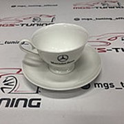 Кружка Mercedes Benz + блюдце фото
