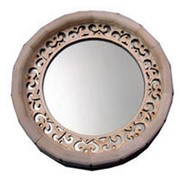 Зеркало для бани и сауны круглое фото