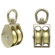 Блок двойной никелевый 1“ фото