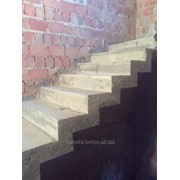 Лестница бетонная с зеркальным дном фото