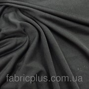 Ткань подкладочная трикотажная черная 8100 фотография