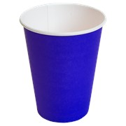 Бумажные стаканы для горячих и холодных напитков Синий 300 мл фото